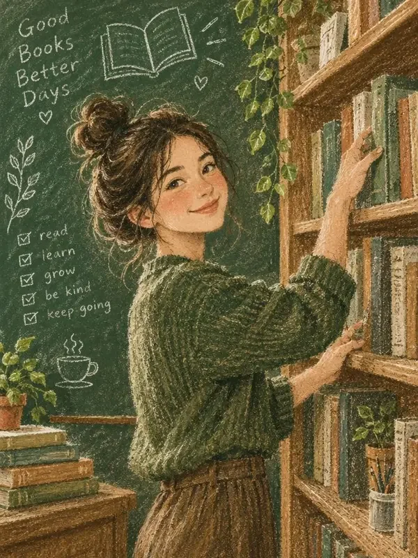 回乡建起图书室的女孩 - 黄果短剧桃李满园 林小溪的故事封面 - 黄果短剧桃李满园